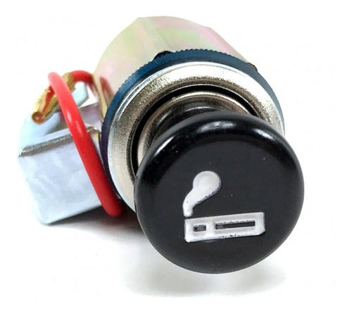Encendedor Automotriz Universal Completo Aro Con Luz 12v