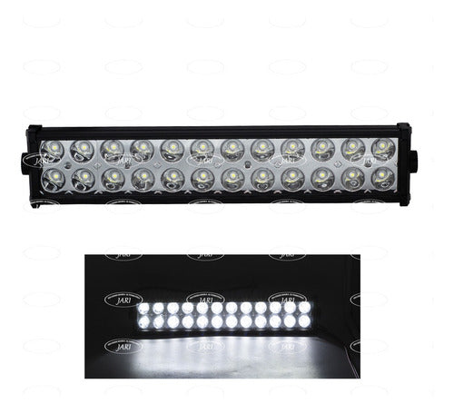 Barra 24 Led 13.5'' Auxiliar 4x4 Jeep Off Road 72w Universal