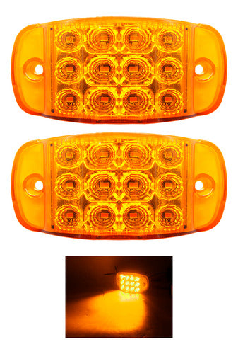1 Par Plafon Lateral 12 Led Para Carro Renovatio Mult/6433