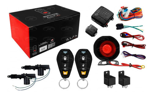 Alarma Antirrobo Automotriz Alfa + 2 Relay Y 2 Actuadores