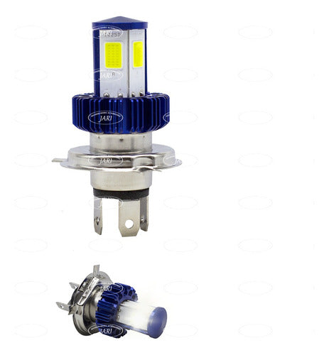 Bombilla Para Moto De Led 4 Caras Alta Y Baja H4 O B35