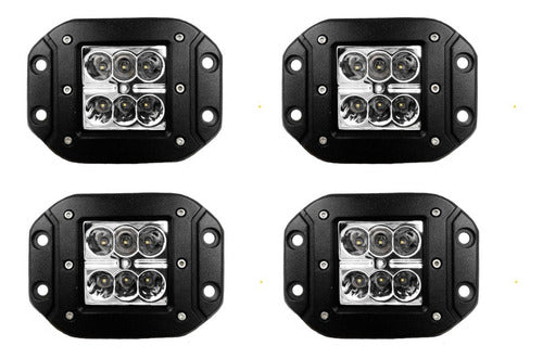 Faro 6 Led 2 Par Empotrable Cree Tunix Fa-lh62e