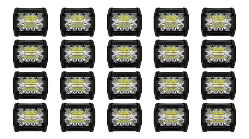 Faro Dually 20 Led Blanco 20 Pares 12v Tunix Fo-lh630