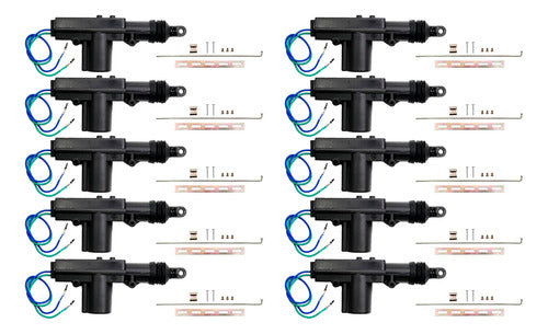 10 Pz Actuador Universal Seguros Electricos Alfa Performance