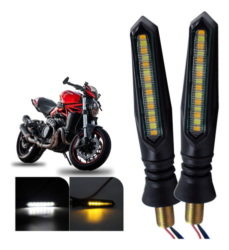 Par Direccionales Para Motocicleta Led Varios Modelos