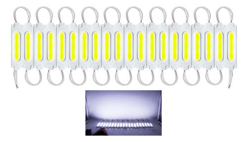 20 Piezas Módulos 6 Led Cob 5730 Encapsulado Varios Colores