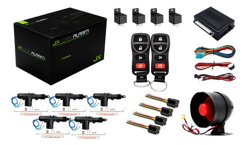 Alarma De Seguridad Antirrobo Para Auto 5 Canales Jx 5 Relay