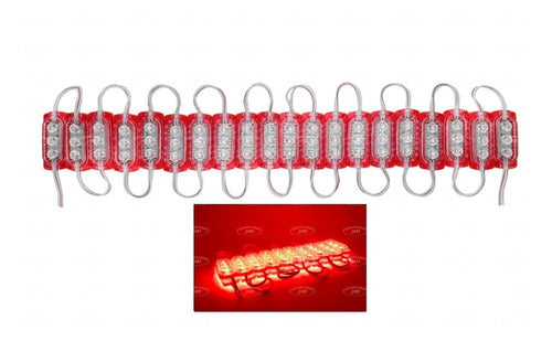 20 Módulos Cristal 5050 3 Led Con Lupa 12v Varios Colores