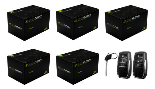 5 Kit Alarma De Seguridad Antirrobo Para Auto 5 Canales Jx