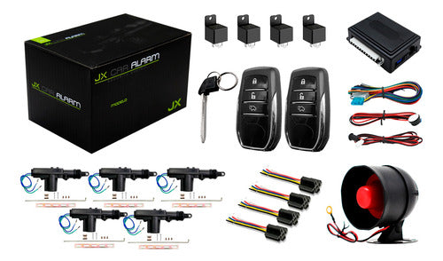 Alarma De Seguridad Antirrobo Para Auto 5 Canales Jx 5 Relay