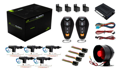 Alarma De Seguridad Antirrobo Para Auto 5 Canales Jx 5 Relay
