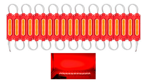 20 Piezas Módulos 6 Led Cob 5730 Encapsulado Varios Colores