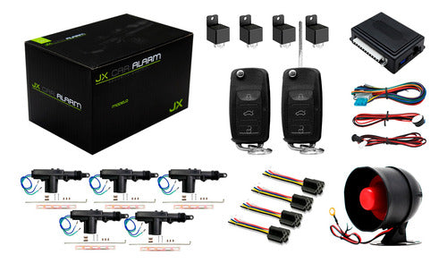 Alarma De Seguridad Antirrobo Para Auto 5 Canales Jx 5 Relay