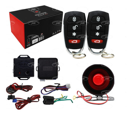 Alarma Antirrobo Auto 5 Canales Con Control Alfa Performance