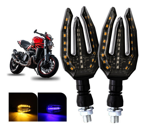 Par Direccionales Para Motocicleta Led Varios Modelos