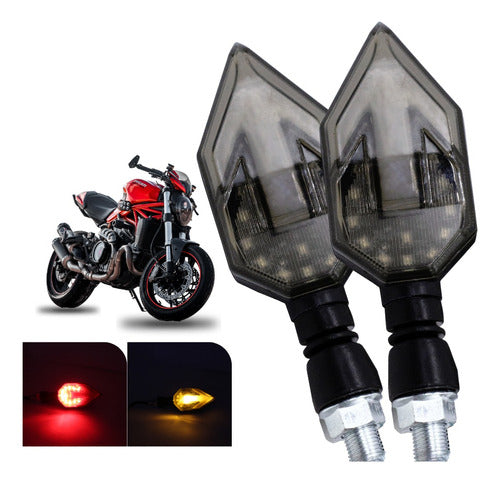 Par Direccionales Para Motocicleta Led Varios Modelos