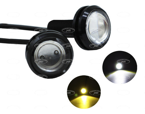 Par Faros Ojo De Aguila Led Tipo Xenon Niebla 12v
