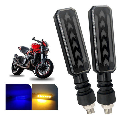 Par Direccionales Para Motocicleta Led Varios Modelos