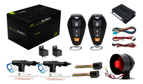 Alarma De Seguridad Antirrobo Para Auto 5 Canales Jx 2 Relay