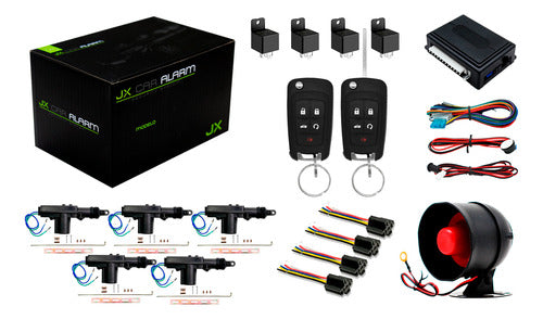 Alarma De Seguridad Antirrobo Para Auto 5 Canales Jx 5 Relay