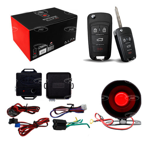 Alarma Antirrobo Auto 5 Canales Con Control Alfa Performance