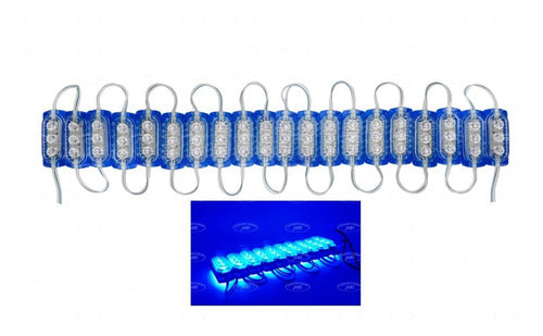 20 Módulos Cristal 5050 3 Led Con Lupa 12v Varios Colores