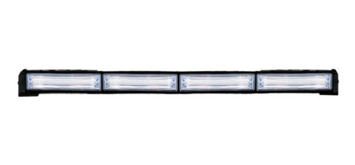 Barra Torreta Estrobo Código Leds Cob 4 Módulos 23'' 40w