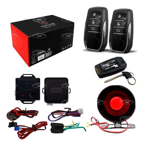 Alarma Antirrobo Auto 5 Canales Con Control Alfa Performance