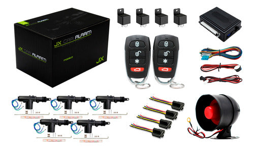 Alarma De Seguridad Antirrobo Para Auto 5 Canales Jx 5 Relay