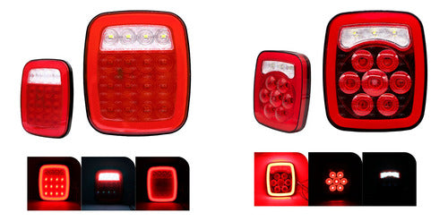Calavera Plafon Led + Gel Tipo Jeep 4 Funciones Slim 12-24v