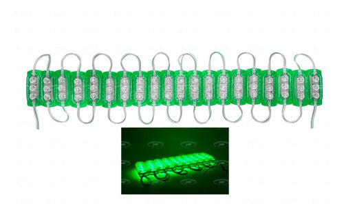 20 Módulos Cristal 5050 3 Led Con Lupa 12v Varios Colores