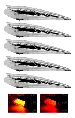 5 Pz Plafon Zepelin Bala Led Gel Kenworth Freightliner 12-24