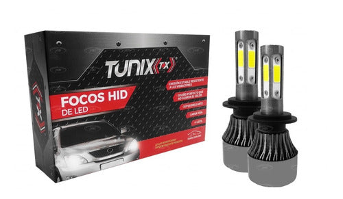 Kit De Led 4 Caras Tuníx Cob 7600lm 6500k Varias Medidas