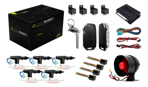Alarma De Seguridad Antirrobo Para Auto 5 Canales Jx 5 Relay