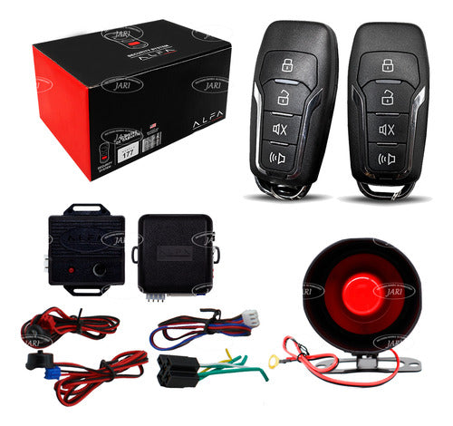Alarma Antirrobo Auto 5 Canales Con Control Alfa Performance