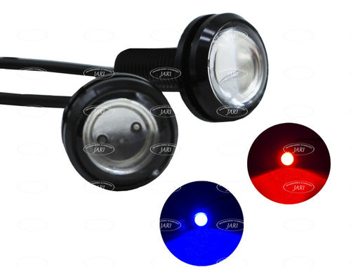 Par Faros Ojo De Aguila Led Tipo Xenon Niebla 12v