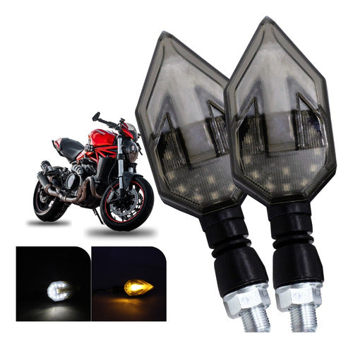 Par Direccionales Para Motocicleta Led Varios Modelos