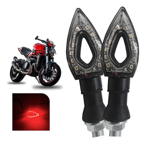 Par Direccionales Para Motocicleta Led Varios Modelos